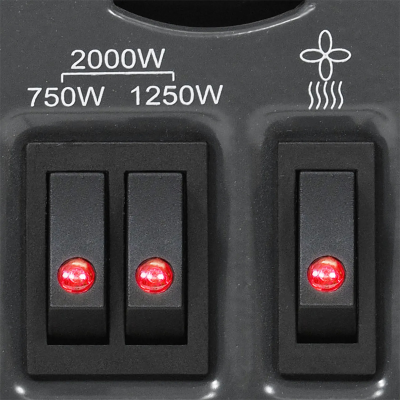 Convector electric TROTEC TCH 26E DESIGN - 2000W, termostat, programator 24h