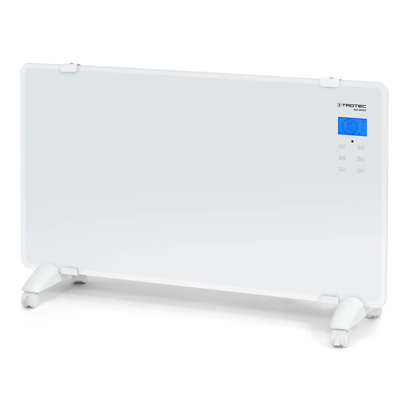 Convector electric din sticla TROTEC TCH 2010E Design - 2000W, alb, cu telecomanda