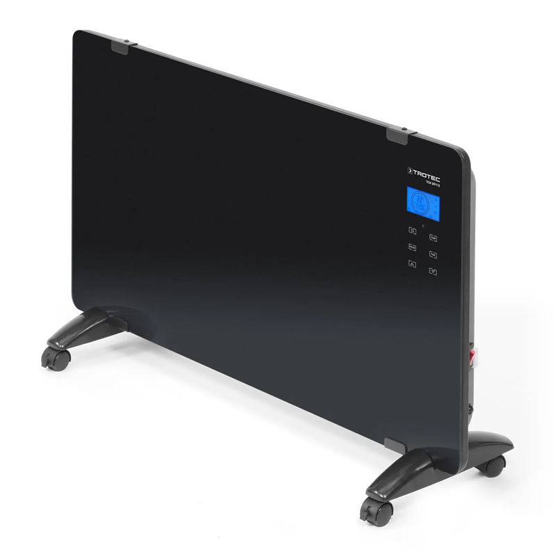 Convector electric din sticla TROTEC TCH 2011E Design - 2000W, negru, cu telecomanda