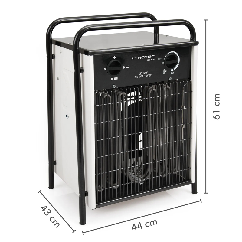 Incalzitor electric profesional, 22kW, 380V, Trotec TDS100