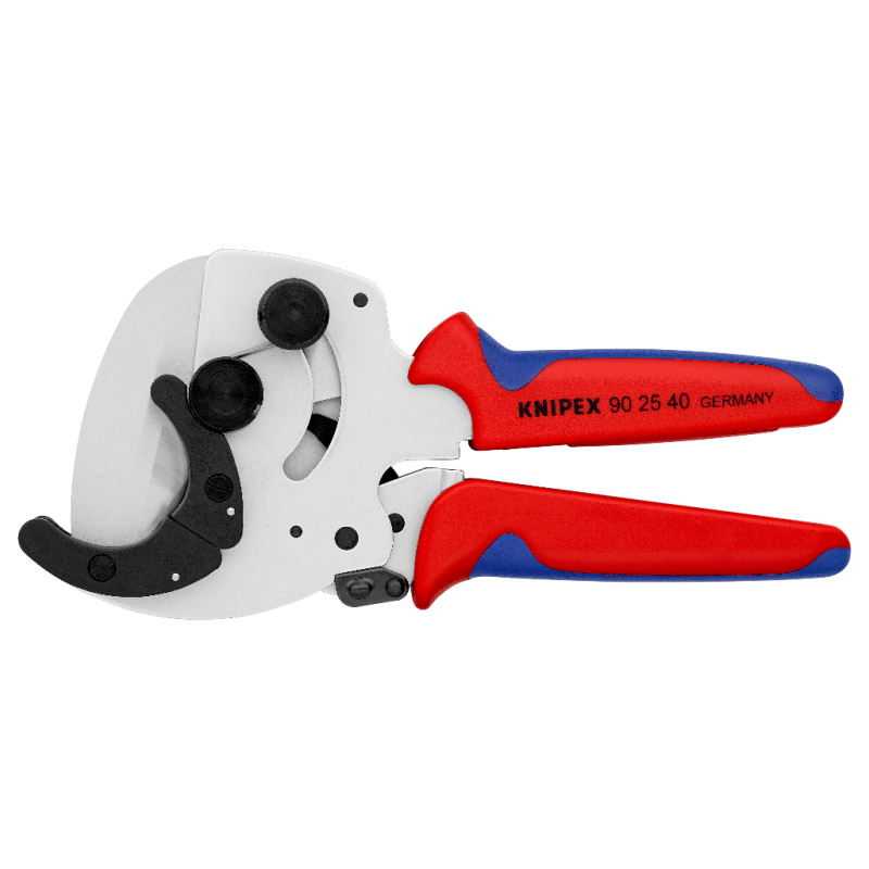 Cleste pentru taiat tevi compozite cu pereti grosi si tuburi din plastic, max. Ø 40 mm