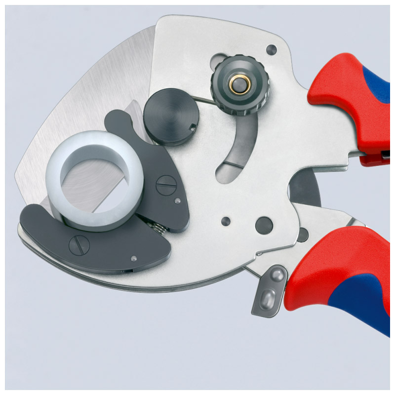 Cleste pentru taiat tevi compozite cu pereti grosi si tuburi din plastic, max. Ø 40 mm