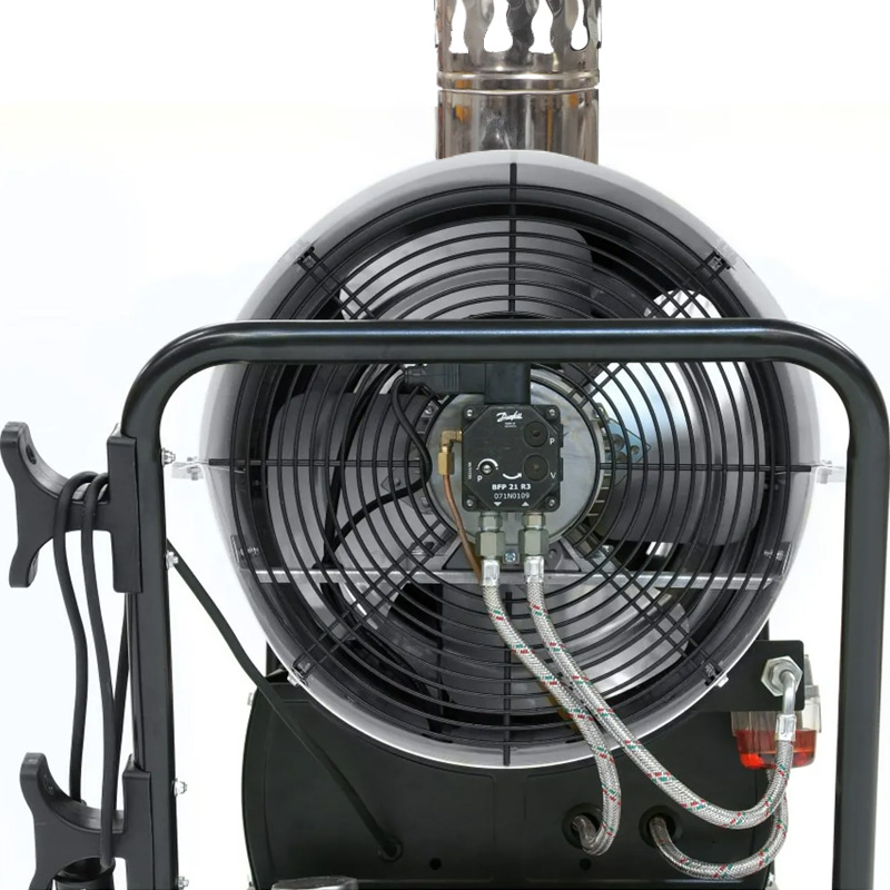 Incalzitor cu motorina cu ardere indirecta, 80kW, TROTEC tip IDE80