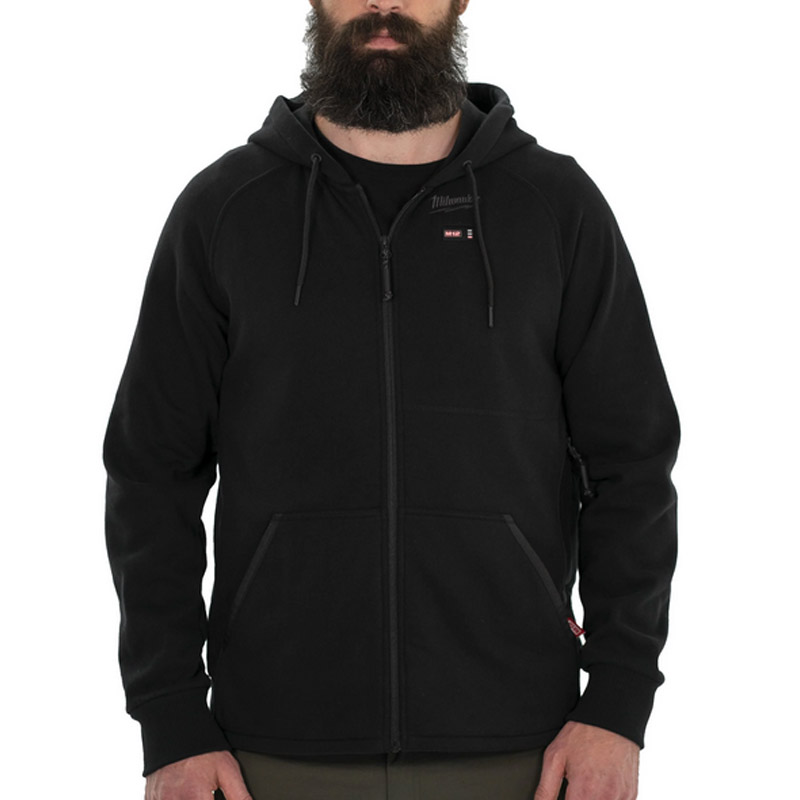 Hanorac incalzit, negru, compatibil cu acumulatori M12, tip M12™ HHBL4-0 (S)