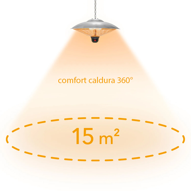 Incalzitor electric cu infrarosii de tavan, TROTEC tip IR2000SC