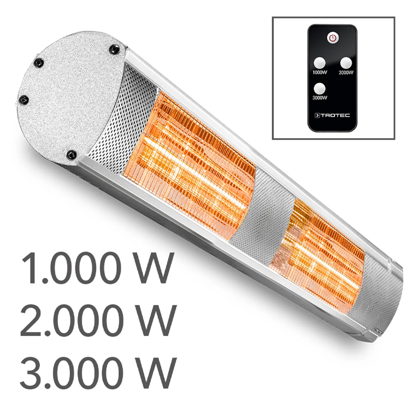 Incalzitor electric cu infrarosii de perete, TROTEC tip IR3050