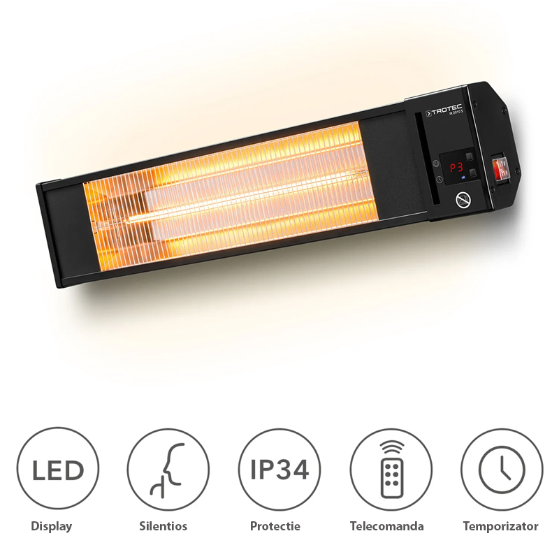 Incalzitor electric cu infrarosii, TROTEC tip IR2010S