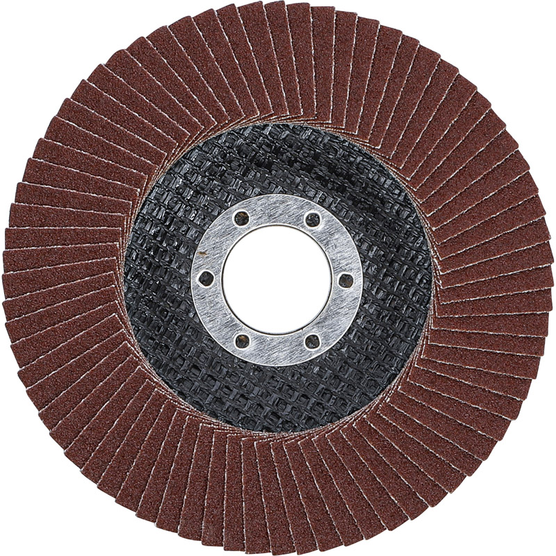 Disc lamelar / evantai de slefuire, Ø115 mm, K120