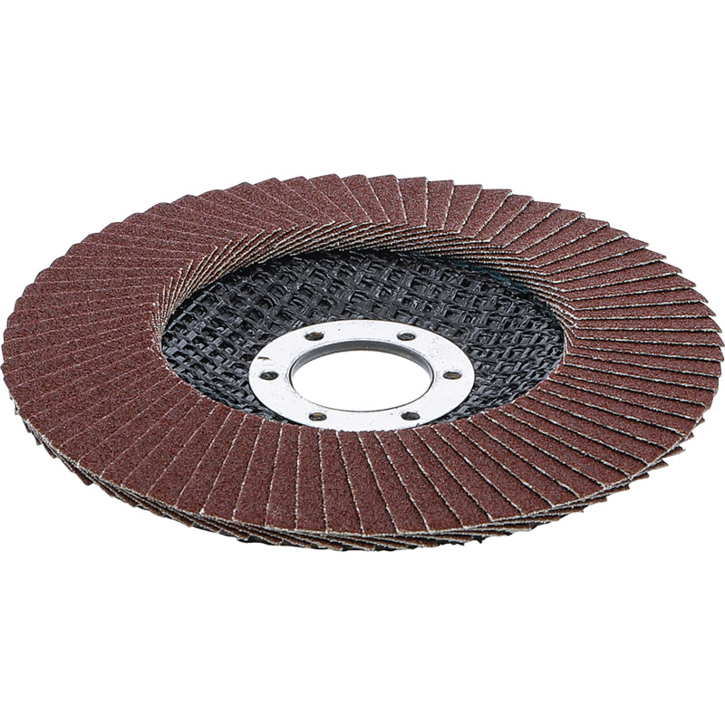 Disc lamelar / evantai de slefuire, Ø115 mm, K120