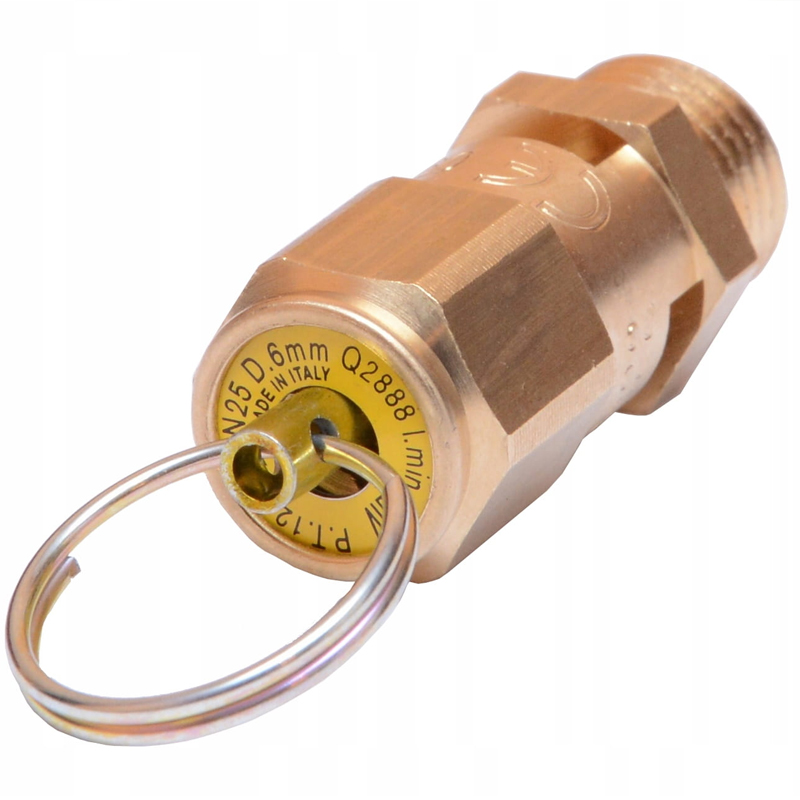 Supapa de siguranta pentru compresor de aer - 12 bar, filet 1/4