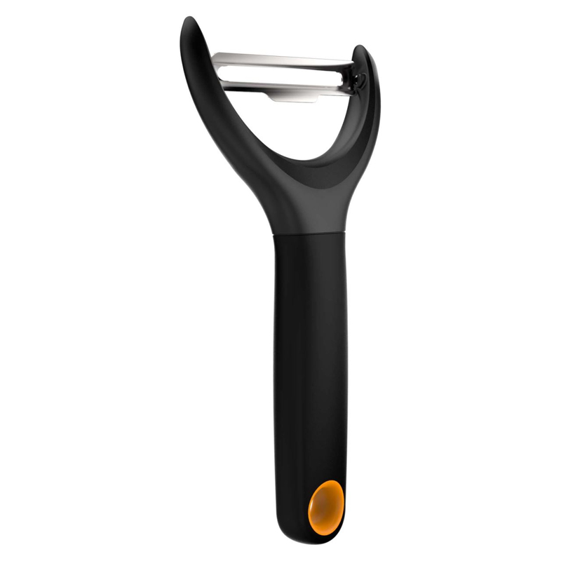 Dispozitiv de curatat legume, Fiskars, FunctionalForm, lama mobila, 151 mm, 40 g