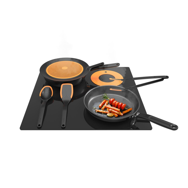 Lingura cu margine din silicon, Fiskars, Functional Form 292 x 70 mm, 80 gli