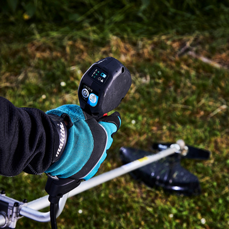 Trimmer electric, cu acumulatori LXT 2x18V, 5.0Ah, diametru cosire 43cm, MAKITA, tip DUR369APT2