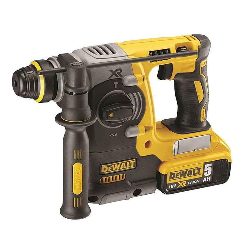 Ciocan rotopercutor SDS-plus, 3 moduri de lucru, 18V XR Li-Ion, 2 x 5.0Ah, brushless, DeWALT DCH273P2T-QW
