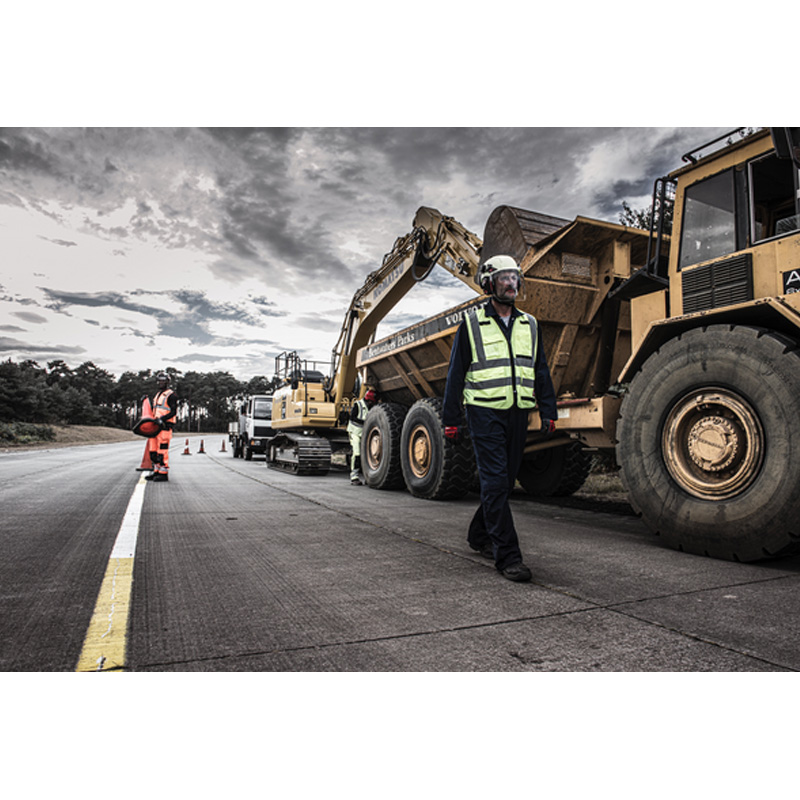 Viziera completa (scut facial) compacta universala pentru casca protectie tip Milwaukee BOLT, fumuriu