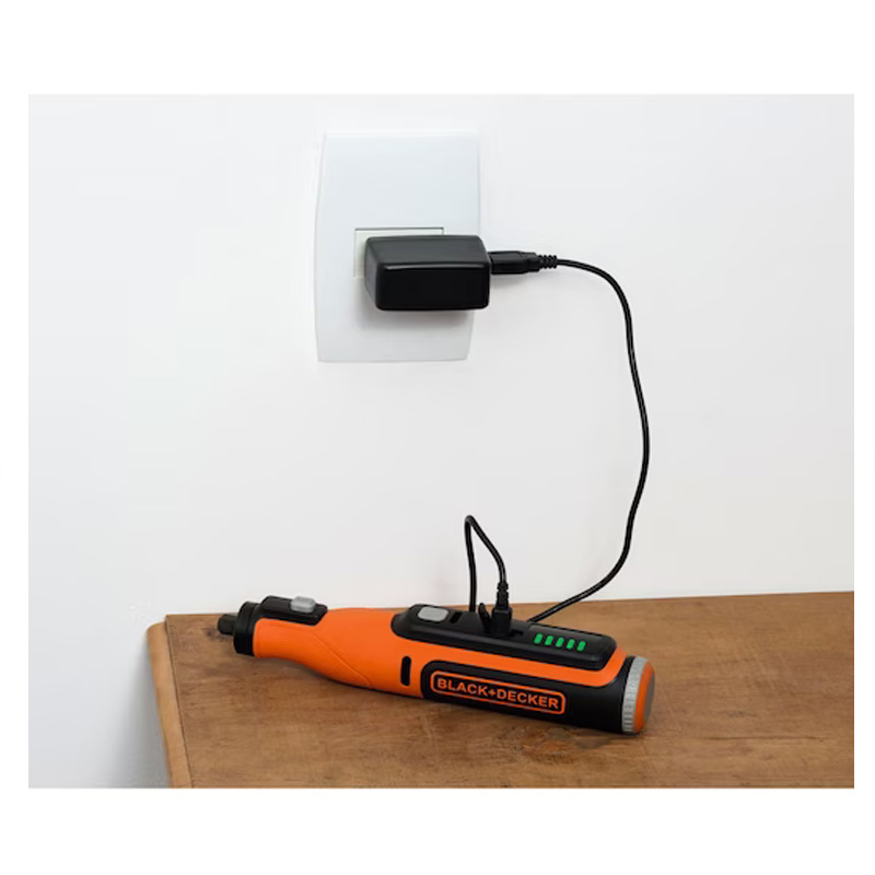 Minifreza cu acumulator 7.2 V, cu accesorii, Black&Decker tip BCRT8I-XJ