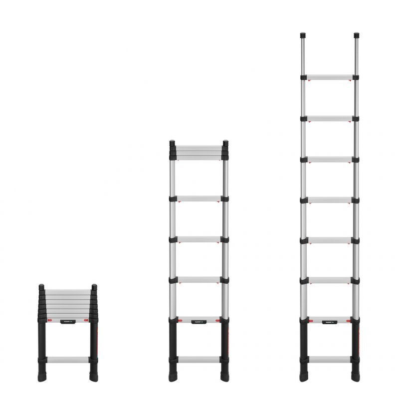 Scara telescopica, Telesteps, lungime extinsa 2.6m, 8 trepte 40mm, tip Prime-Line 2.6