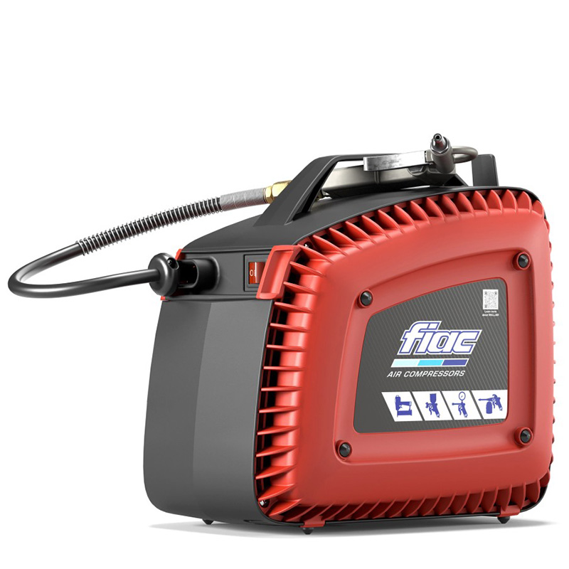 Compresor de perete cu derulator de furtun 7m si pistol de suflat, FIAC WALLAIR-COMPACT