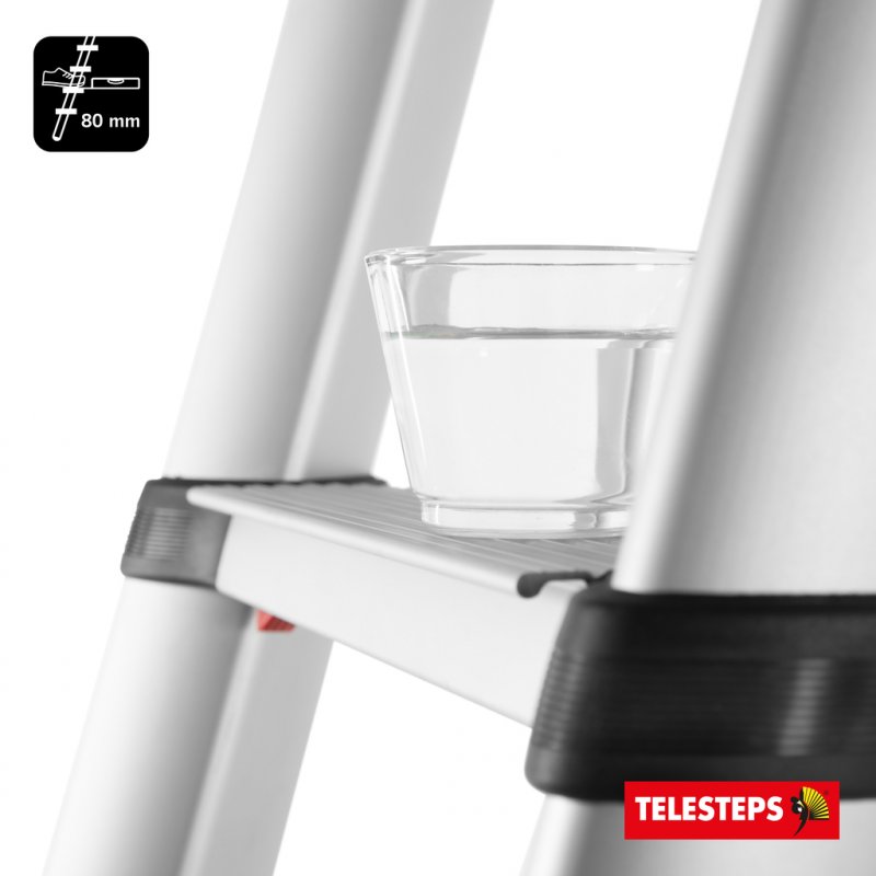 Scara telescopica multifunctionala, Telesteps, 3.0m, 9 trepte 80mm, tip Combi-Line 3.0