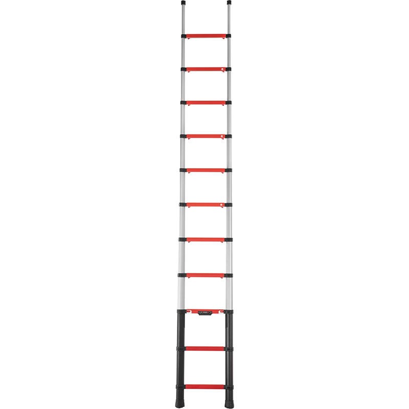 Scara telescopica pentru pompieri si salvare, Telesteps, Rescue Line, rosie, 3.5m, EN1147, 11 trepte, sarcina maxima 500kg