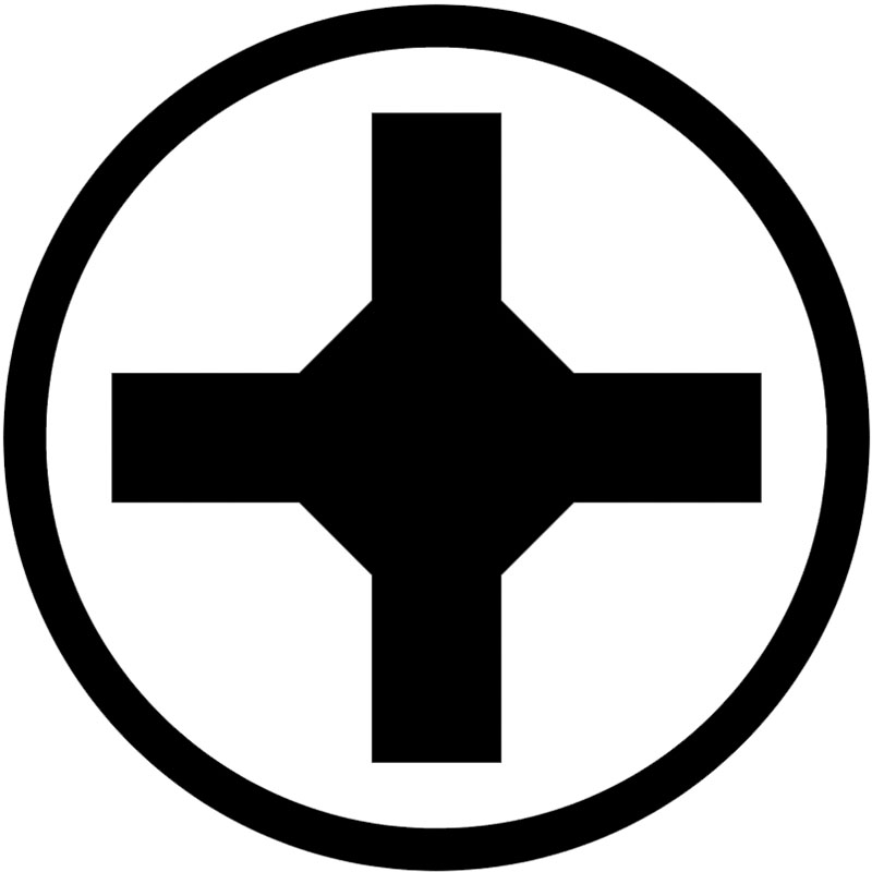 Surubelnita cruce VDE, FELO E-SLIM PH1 (Phillips), 80 mm