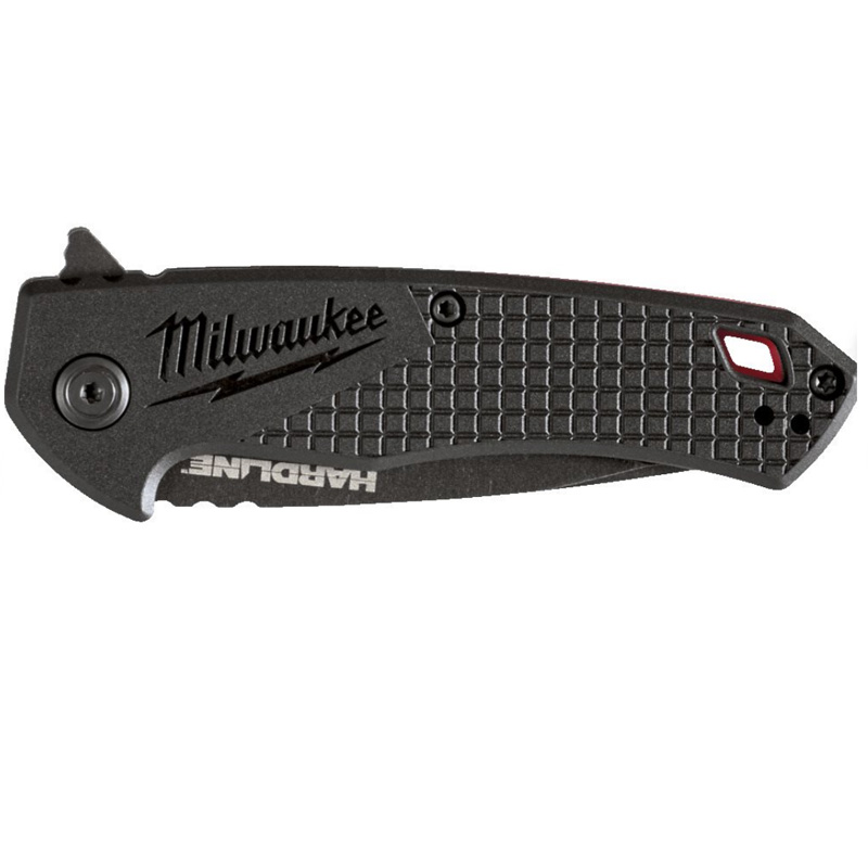 Cutit pliabil (briceag) cu lama neteda 64 mm, Milwaukee HARDLINE