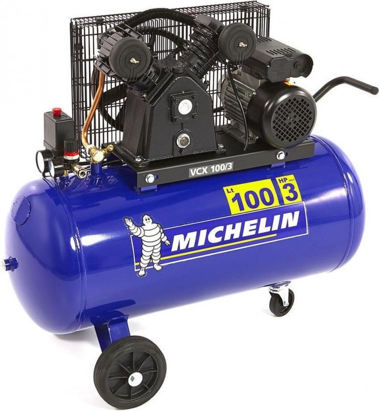 Compresor monofazat profesional, 100l, 350l/min, MICHELIN VCX100/3
