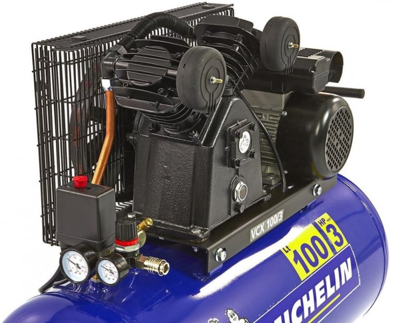 Compresor monofazat profesional, 100l, 350l/min, MICHELIN VCX100/3