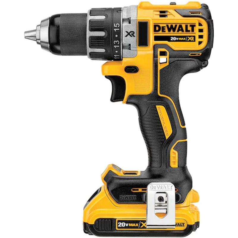 Masina de gaurit/insurubat cu 2 acumulatori 18V 2x2.0 Ah, 70Nm, DeWalt DCD791D2-QW