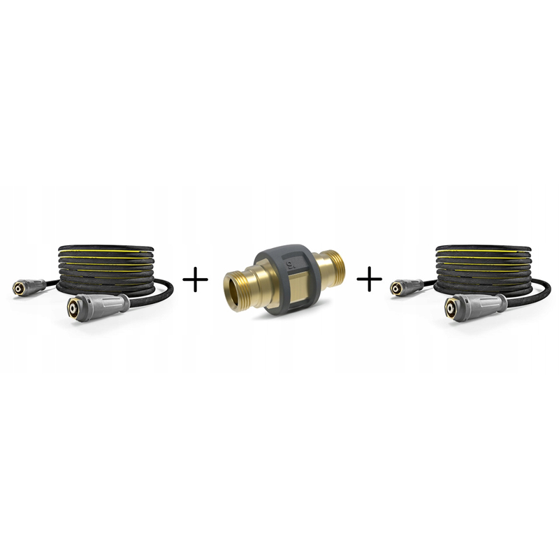 Adaptor Karcher nr 9 pentru prelungirea furtunurilor de presiune cu EASY!Lock  - 2xM22x1,5