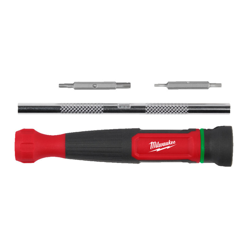 Surubelnita de precizie, multibit 4 in 1, Torx cu gaura, Milwaukee