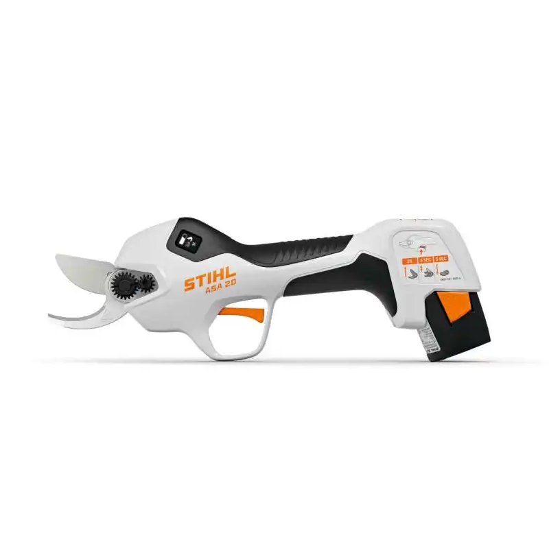 Foarfeca de gradina cu acumulatori, Stihl, tip ASA20 Set (cu acumulator si incarcator), sistem AS