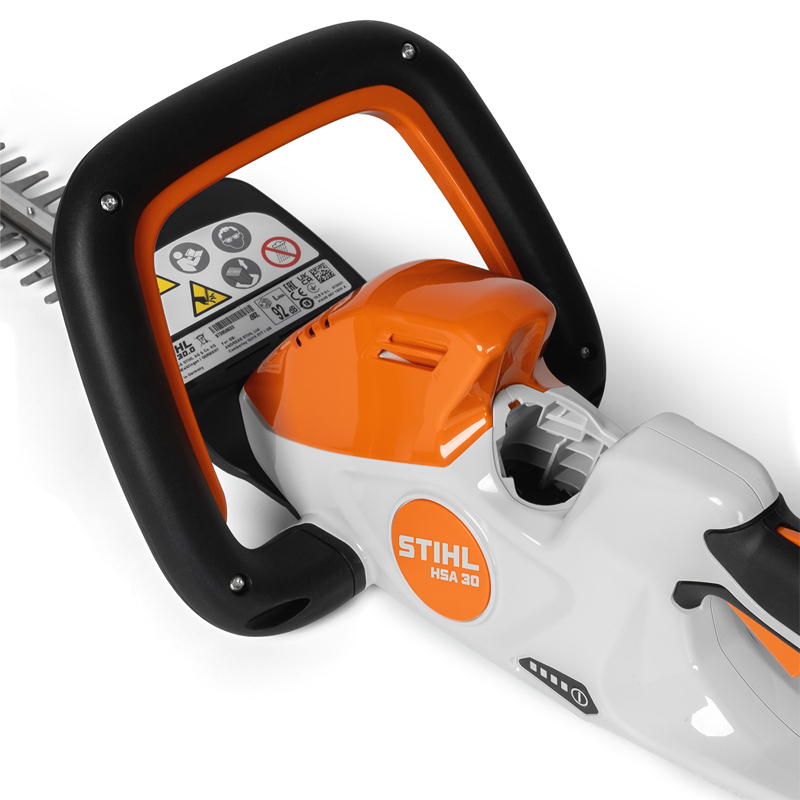 Foarfeca de tuns gard viu 45 cm, cu acumulator 10.8V, 2.1Ah, Stihl, tip HSA30 Set, sistem AS