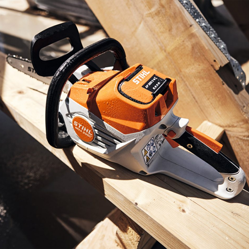 Electrofierastrau cu lant Stihl, compatibil cu acumulatori 36V, 35cm, 1.1mm, 1/4