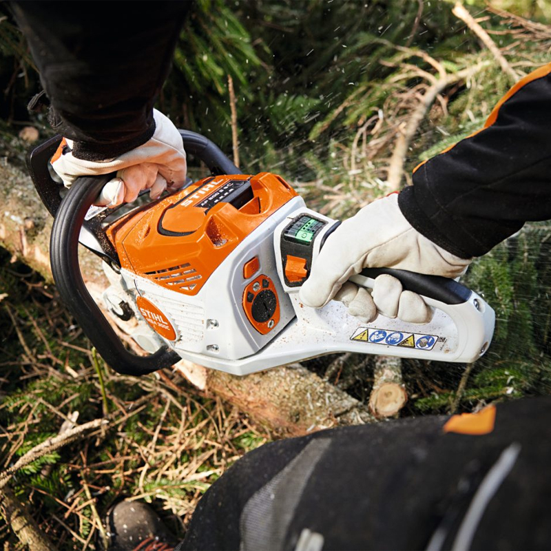 Electrofierastrau cu lant Stihl, compatibil cu acumulatori 36V, 40cm, 1.3mm, 0.325