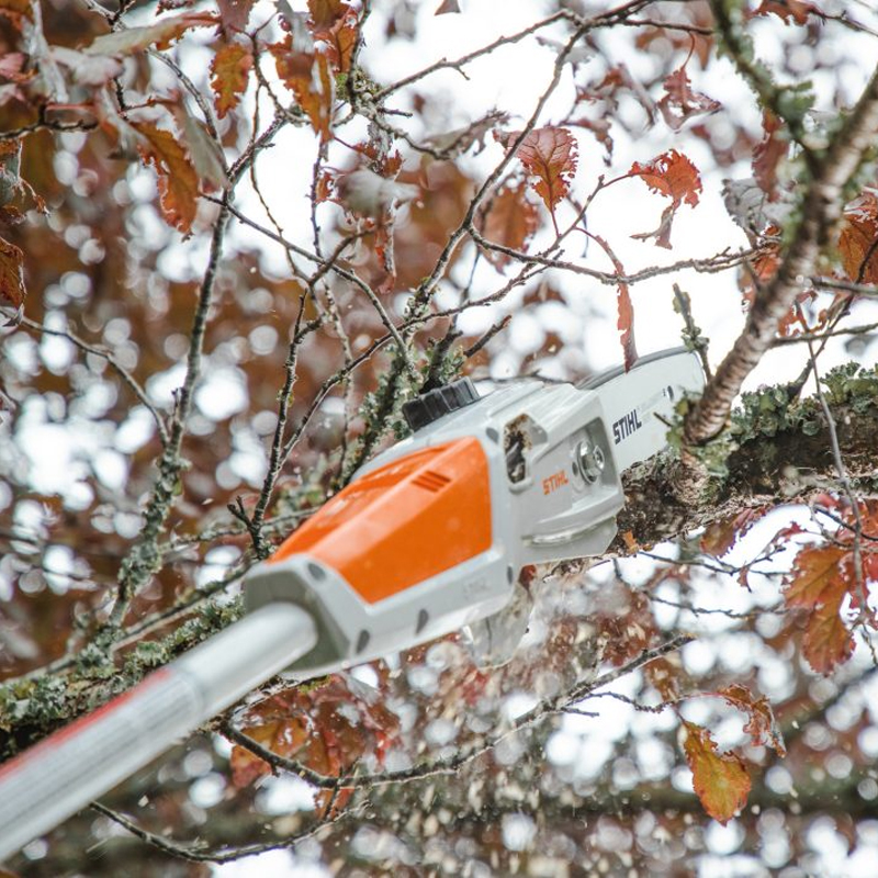 Emondor (fierastrau) de inaltime compatibil cu acumulator 36V, Stihl, SOLO (fara incarcator si acumulator), tip HTA50, sistem AK