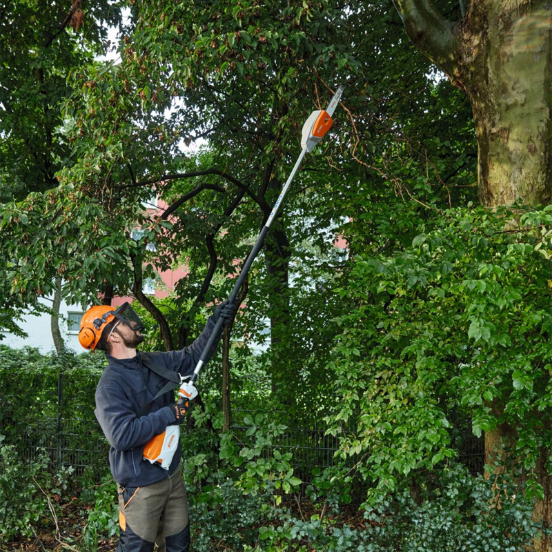 Emondor (fierastrau) de inaltime compatibil cu acumulator 36V, Stihl, SOLO (fara incarcator si acumulator), tip HTA66, sistem AP