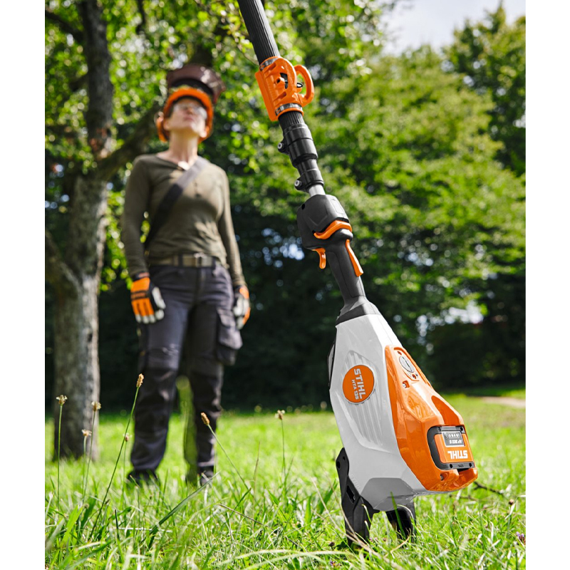 Emondor (fierastrau) de inaltime compatibil cu acumulator 36V, Stihl, SOLO (fara incarcator si acumulator), tip HTA135, sistem AP