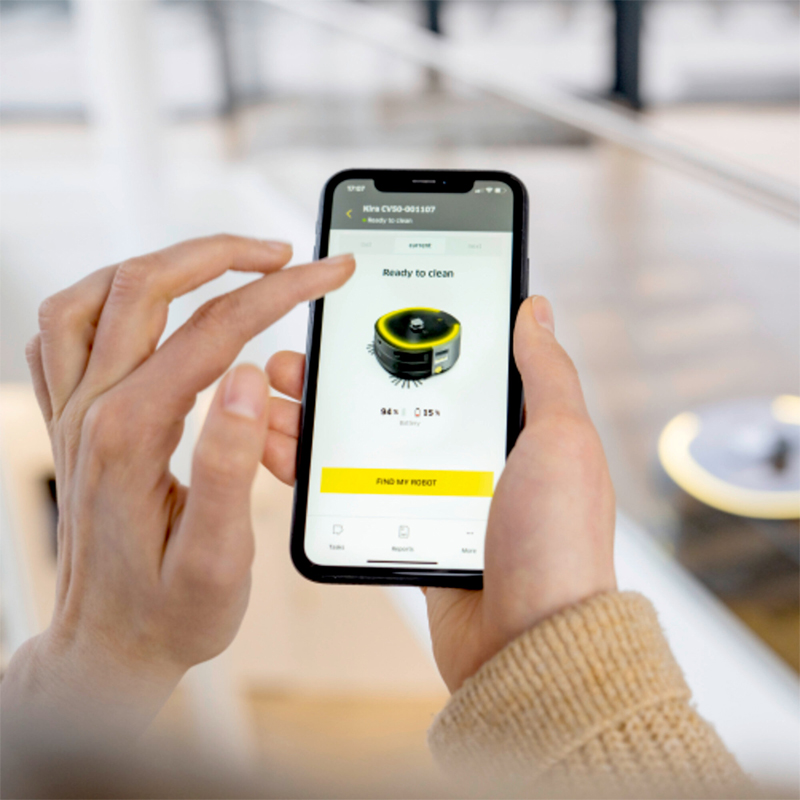 Aspirator robot profesional Kärcher, tip KIRA CV50 BP SOLO (fara incarcator si acumulatori)