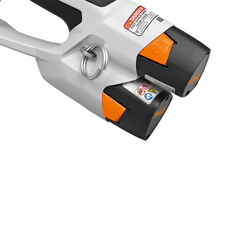 Electrofierastrau cu lant, cu acumulatori, Stihl, tip GTA40 Set (cu 2 acumulatori, incarcator si geanta transport), sistem AS