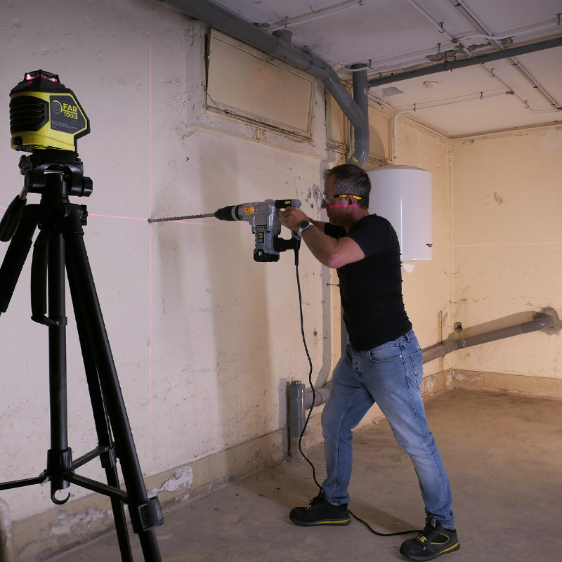 Ciocan rotopercutor SDS-Max, 1600 W, 10 J, Far Tools tip RH10MAX PRO