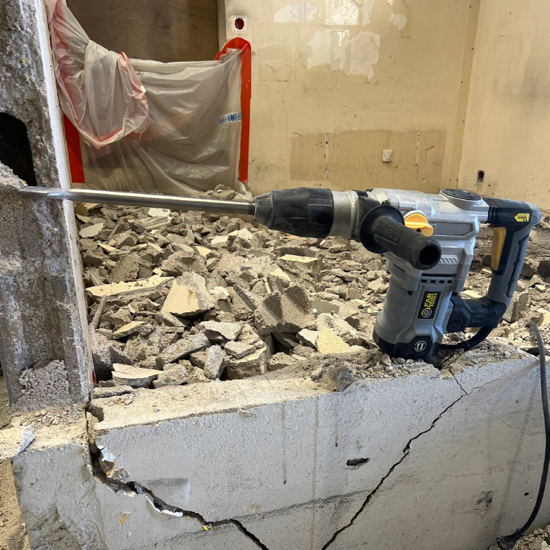 Ciocan rotopercutor SDS-Max, 1600 W, 10 J, Far Tools tip RH10MAX PRO