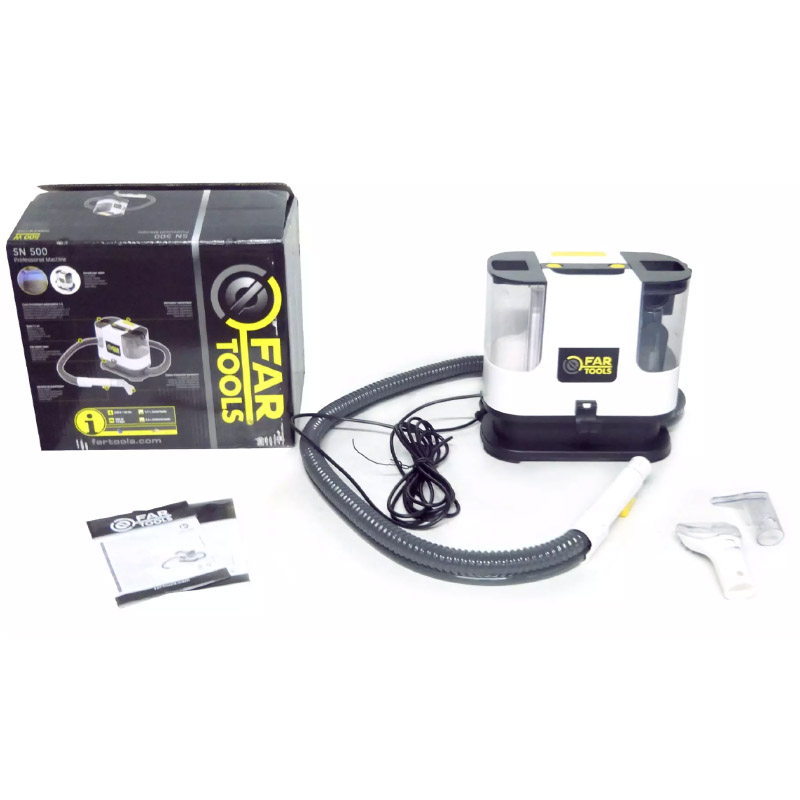 Aspirator cu spalare pentru tapiterii si interioare auto, 1.7 l, 500 W, Far Tools SN500