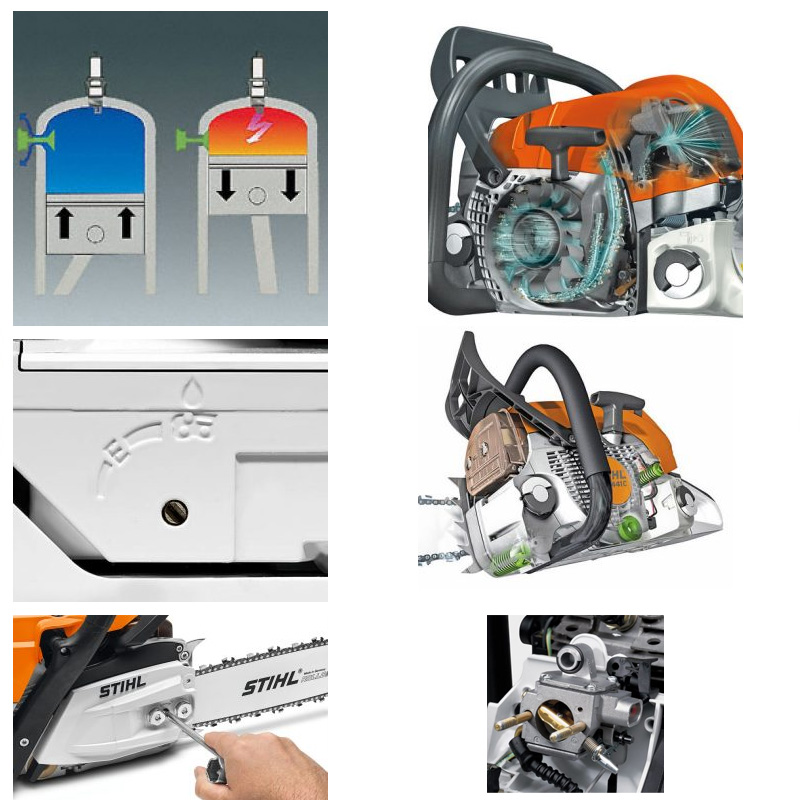 Motofierastrau cu benzina pentru domeniul forestier STIHL tip MS 400 C-M, 45 cm, 1.6 mm