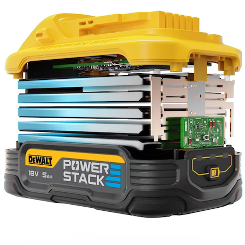  Set 2 acumulatori DEWALT PowerStack 18V, 5Ah
