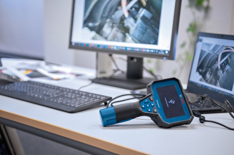 Camera de inalta rezolutie (endoscop) pentru inspectie 12V, SOLO, BOSCH tip GIC 12V-4-23 C