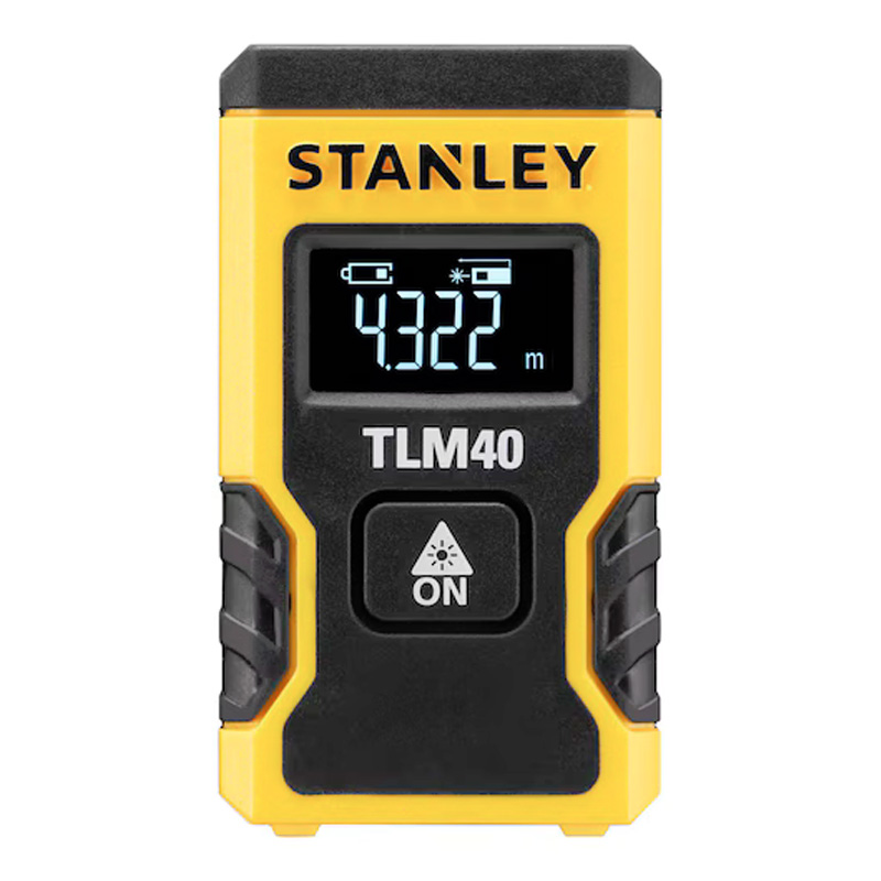 Telemetru de buzunar tip breloc cu fascicul laser 12 m, STANLEY FATMAX tip TLM40