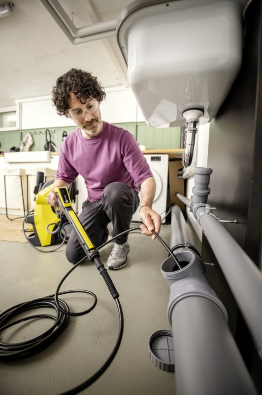 Set pentru curatarea tevilor si burlanelor, Karcher PC 15, 15m, K2 - K7