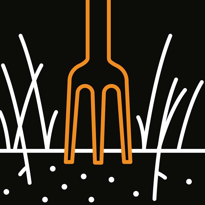 Furca pentru buruieni, 90g, 263 x 78 mm, Fiskars Solid™