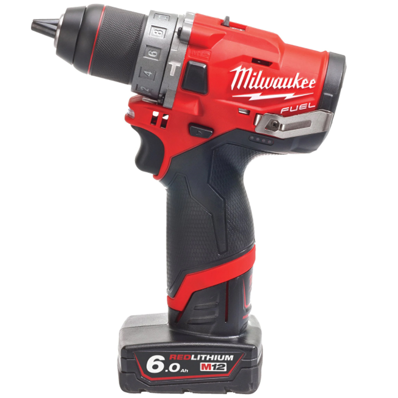 Masina de gaurit/insurubat cu percutie, 12V, 2 x 6Ah Li-Ion, 44 Nm, cutie plastic, tip M12FPD2MC-602X